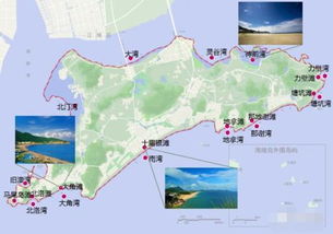 岛屿旅游路线图